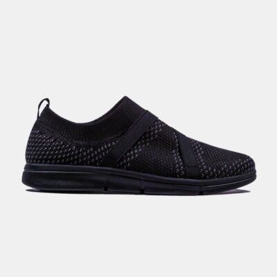 FREEWORLD WOMENS BOLT SLIP-ON SNEAKER - BLACK